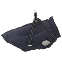 VidaXL Hondenjas met harnas waterdicht reflecterend marineblauw l68 - thumbnail
