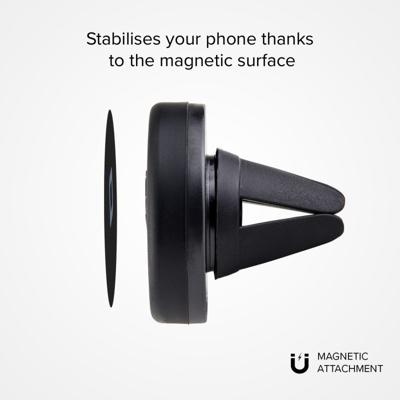 sbs mobile Telefoonhouder voor in de auto Magneetbevestiging Bevestigingswijze (auto): Ventilatierooster sbs mobile Telefoonhouder voor in de auto Magneetbevestiging Bevestigingswijze (auto): Ventilatierooster