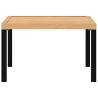 Tuintafel 65x65x40 cm aluminium zwart - thumbnail