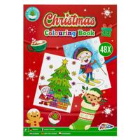 Grafix Kleurboek kerst a4, 48 vellen - thumbnail
