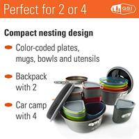 GSI Outdoors Pinnacle Campernenset Pan Grijs - thumbnail