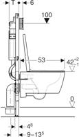 Geberit iCon complete toiletset wit - thumbnail