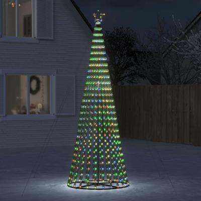 LED-kerstboom 688 LEDs kleurrijk 300 cm