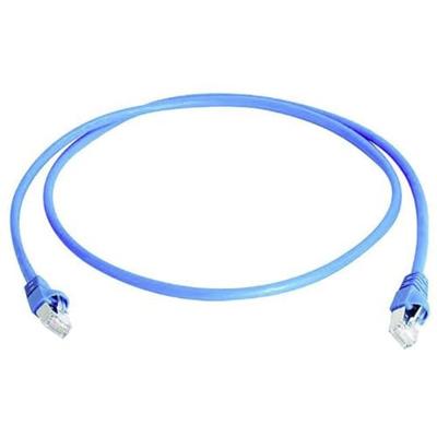 Telegärtner 100008265 RJ45 Netwerkkabel, patchkabel CAT 6A S/FTP 2.00 m Blauw Vlambestendig, Snagless, Pair afscherming, Afgeschermd (dubbel), Halogeenvrij, UL