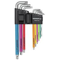 Gedore Haakse schroevendraaierset Zeskant 1.5 mm, 2.0 mm, 2.5 mm, 3.0 mm, 4.0 mm, 5 mm, 6.0 mm, 8.0 mm, 10 mm 9-delig - thumbnail