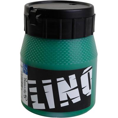 Creativ Company Linoleum verf, groen, 250 ml/ 1 doosje