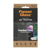 PanzerGlass Privacy P2770 Screenprotector (glas) met privacyfolie Apple IPhone 14 Pro Max 1 stuk(s) - thumbnail