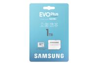 Samsung microSD Card EVO Plus microSD-kaart Retail 1 TB A2 Application Performance Class, v30 Video Speed Class, UHS-Class 3, Class 10 Waterdicht, Incl. - thumbnail