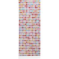 Creativ Company Https://www.cchobby.nl/stick-on-strasstenen-d-4-6-mm-vel-16x9-5-cm-diverse-kleuren-10-vel-1-doos - thumbnail