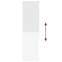 VidaXL Doucherolgordijn 70x240 cm stofbreedte 66 cm - thumbnail