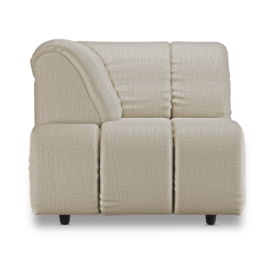 HKliving Wave bank left high arm Pure Ivory HKliving Wave bank left high arm Pure Ivory