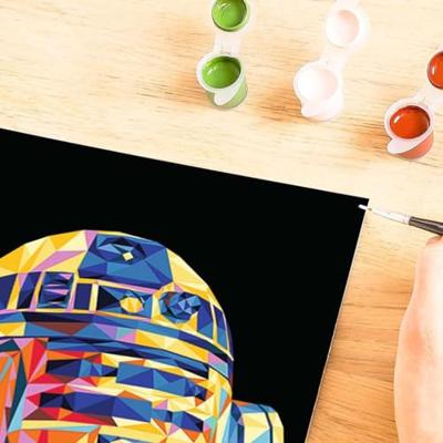 Ravensburger creart star wars: r2-d2 - schilderen op nummer voor volwassenen