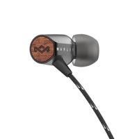 House of Marley Uplift 2.0 - geluidsisolerende in-ear hoofdtelefoon, 9 mm driver, microfoon, bediening met 1 knop, duurzame materialen, verschillende oordopjes, Signature Black - thumbnail