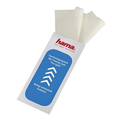 Hama Pro-look Pro-look verpakking met 10 doekjes voor natte reiniging, zwart