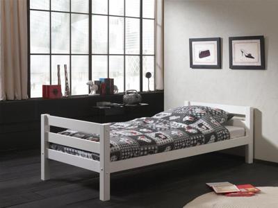 Bed ALIZE 90x200 cm witte pijnboom Bed ALIZE 90x200 cm witte pijnboom