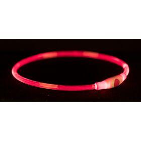 Trixie halsband usb flash light lichtgevend oplaadbaar tpu multi - thumbnail