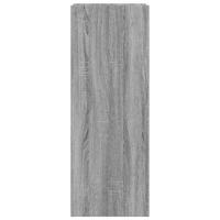 Schoenenkast 52x37,5x100 cm bewerkt hout grijs sonoma eiken - thumbnail