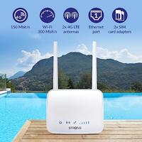 STRONG 4G-LTE router 350M - mobiele router voor stabiele snelle internetverbinding in thuiskantoor, vakantiehuis of camper - internet zonder configuratie - router met simkaart - thumbnail