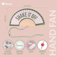 Houten waaier Shake It Off - thumbnail