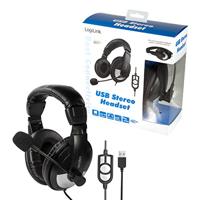 LogiLink HS0019 Bedraad Zwart - thumbnail