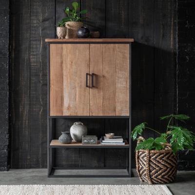 DTP Home Opbergkast 'Beam' Teakhout, 140 x 90cm, kleur Naturel DTP Home Opbergkast 'Beam' Teakhout, 140 x 90cm, kleur Naturel
