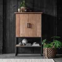 DTP Home Opbergkast 'Beam' Teakhout, 140 x 90cm, kleur Naturel - thumbnail