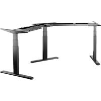 LogiLink Zit-sta-bureauframe Elektrisch in hoogte verstelbaar, Ergonomisch Hoogte: 92 tot 1.28 m (b x d) 181.5 cm x 62 cm Zwart EO0017 EO0017 - thumbnail