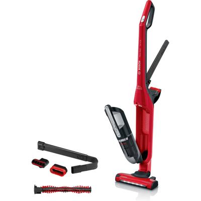 Bosch Serie 4 BBH3ZOO28 steelstofzuiger & elektrische bezem Batterij/Accu Droog Zakloos 0,4 l Rood 2,15 Ah