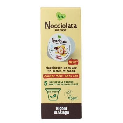 Nocciolata Intense vegan cups 5 x 20gram bio 100 Gram