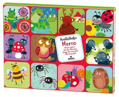 Moses memoryspel Krabbelkäfer 48-delig Moses memoryspel Krabbelkäfer 48-delig