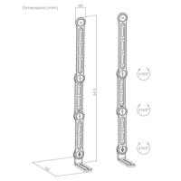 Maclean universele VESA-geluidsbalkbevestiging, max. 15 kg, MC-335 - thumbnail