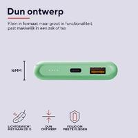 Trust Redoh Fast Powerbank 10.000 mAh Powerbank Groen - thumbnail