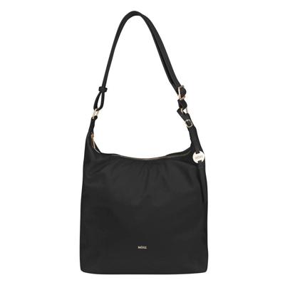 Dames schoudertas hobo nylon - zwart - MŌSZ Kelly