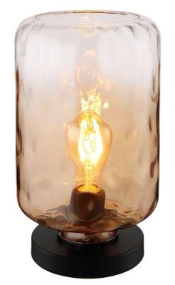Globo Design tafellampDarina amber glas - 16046TA