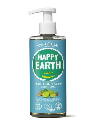 Happy Earth 100% Natural Hand Soap Cedar Lime