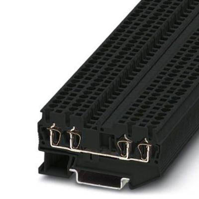 Phoenix Contact 3037452 Doorgangsklem 5.2 mm Spanveer Zwart 50 stuk(s)