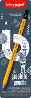 Grafietpotlood Bruynzeel Burotek blik à 6 hardheden grijs - thumbnail