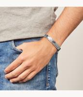 Fossil JF84476040 armband Zilver Roestvrijstaal - thumbnail