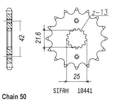 ESJOT Sprocket 530 17z standard