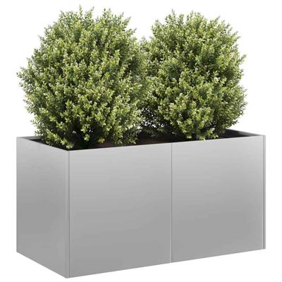 VidaXL Plantenbak 80x40x40 cm gegalvaniseerd staal