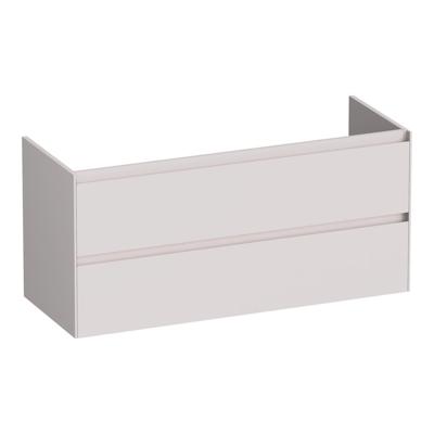 Brauer Inspire - Onderkast - 120 cm - met 2 Softclose Lades Greeploos en 2 Sifon Uitsparingen - Mat Zand