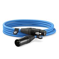 Rode XLR3M-B XLR Verbindingskabel 3 m Blauw - thumbnail
