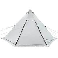 Tipitent 6-persoons waterdicht verduisterende stof wit - thumbnail