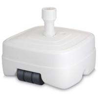 Parasolvoet kunststof vulbaar 50 liter wit - thumbnail