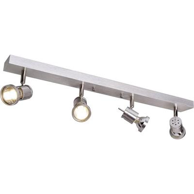 SLV Asto Spot IV 147444 Plafondspot Halogeen GU10 300 W Aluminium (geborsteld) SLV Asto Spot IV 147444 Plafondspot Halogeen GU10 300 W Aluminium (geborsteld)