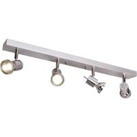 SLV Asto Spot IV 147444 Plafondspot Halogeen GU10 300 W Aluminium (geborsteld) - thumbnail