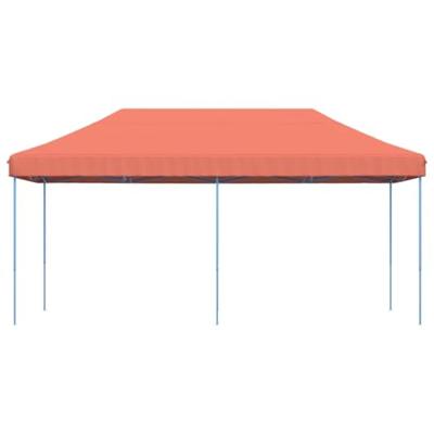 Partytent inklapbaar pop-up 580x292x315 cm terracotta - thumbnail