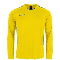 Stanno 411004 First Long Sleeve Shirt - Yellow-Royal - S - thumbnail