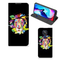 Motorola Moto G9 Play Magnet Case Lion Color - thumbnail