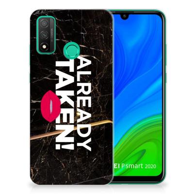 Huawei P Smart 2020 | Siliconen hoesje | met naam Already Taken Black